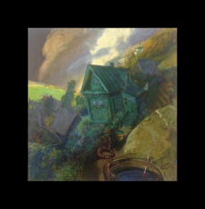 Картина "Зеленый дом" 2017