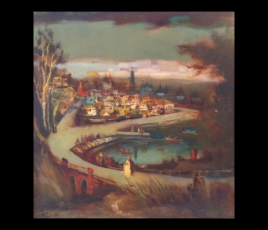 Картина "На Келарских прудах" 2002